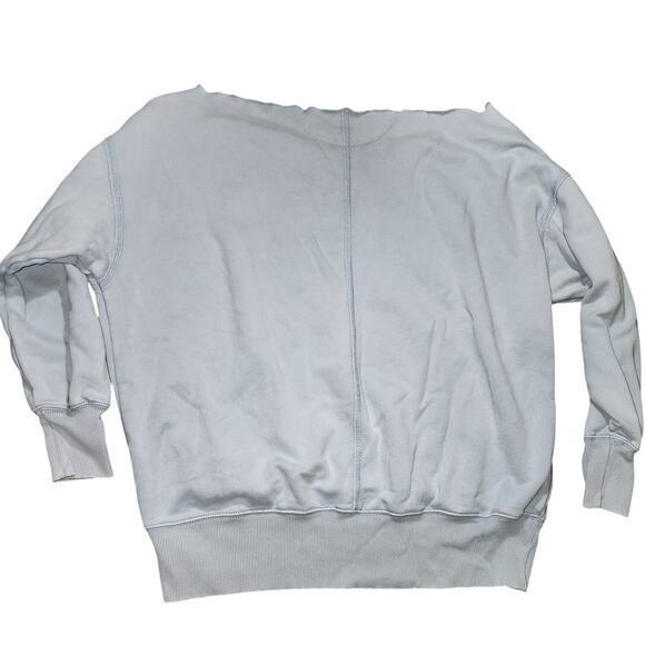 American Eagle Light Blue Oversized Slouchy Wide DIY Neck Size Medium - Picture 2 of 6